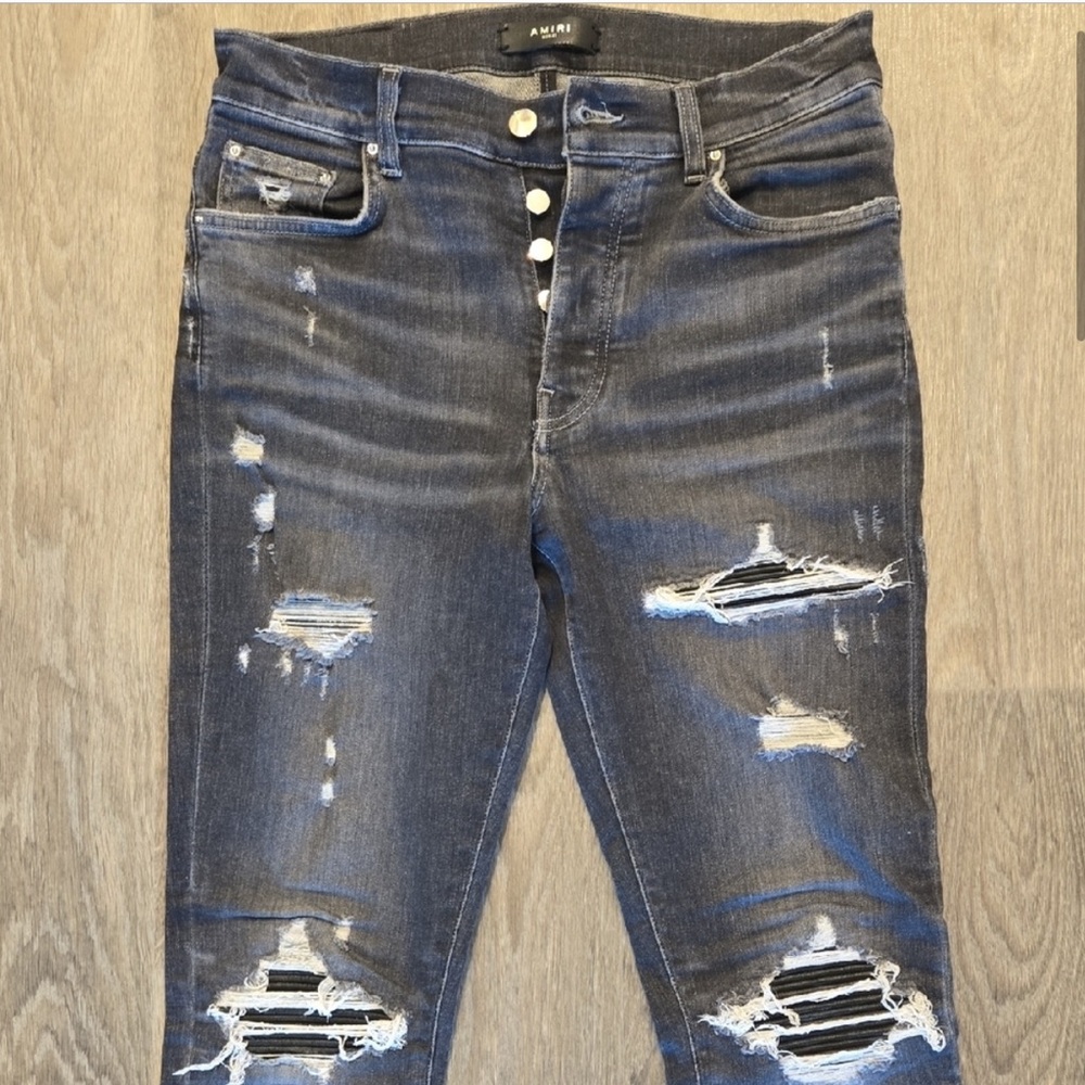 AMIRI Blue/black Denim Jeans